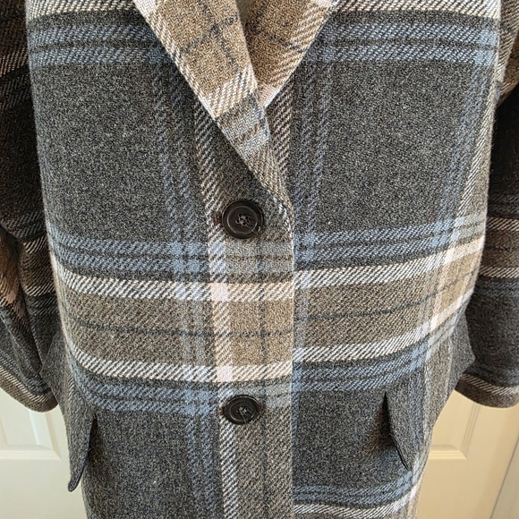 Pendleton Woolen Mills Womens 100% Wool Classic Flannel Blazer Size Petite XL - Picture 4 of 13